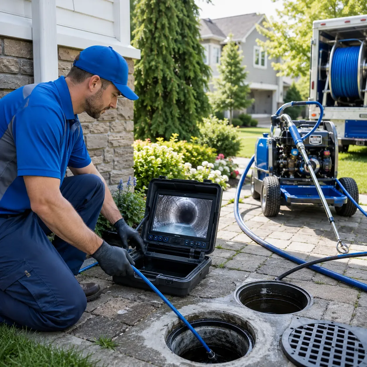 Outdoor drain cleaning professionals serving Evarts, KY
